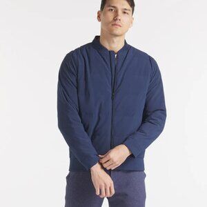 NWoT Public Rec $198 Better Than Down Thinsulate Bomber Jacket Zip Up Blue